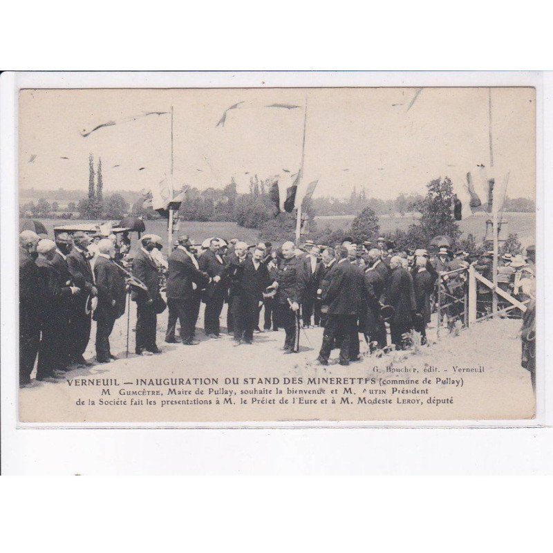 VERNEUIL: inauguration du stand des minerettes - très bon état