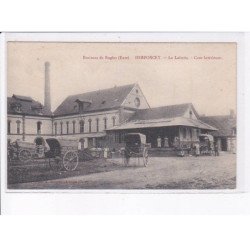 HERPONCEY: la laiterie, cour intérieure, attelage - très bon état