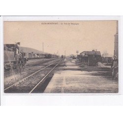 GLOS-MONTFORT: la voie de serquigny, gare - très bon état