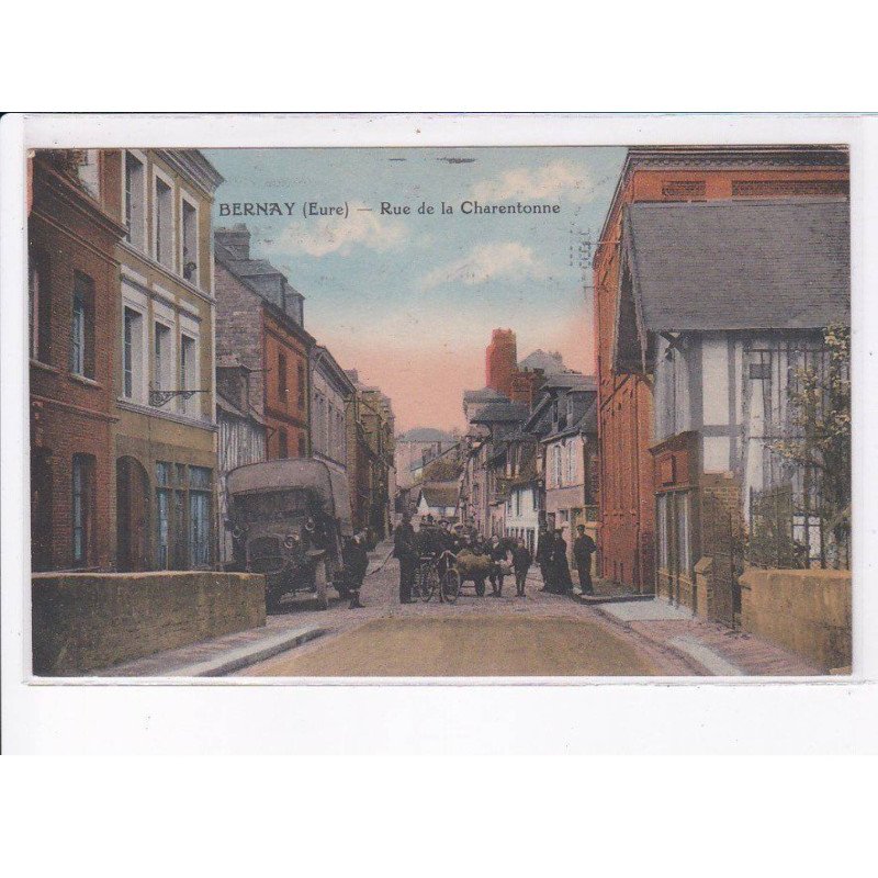 BERNAY: rue de la chanrentonne, camion, allain, imprimeur - très bon état