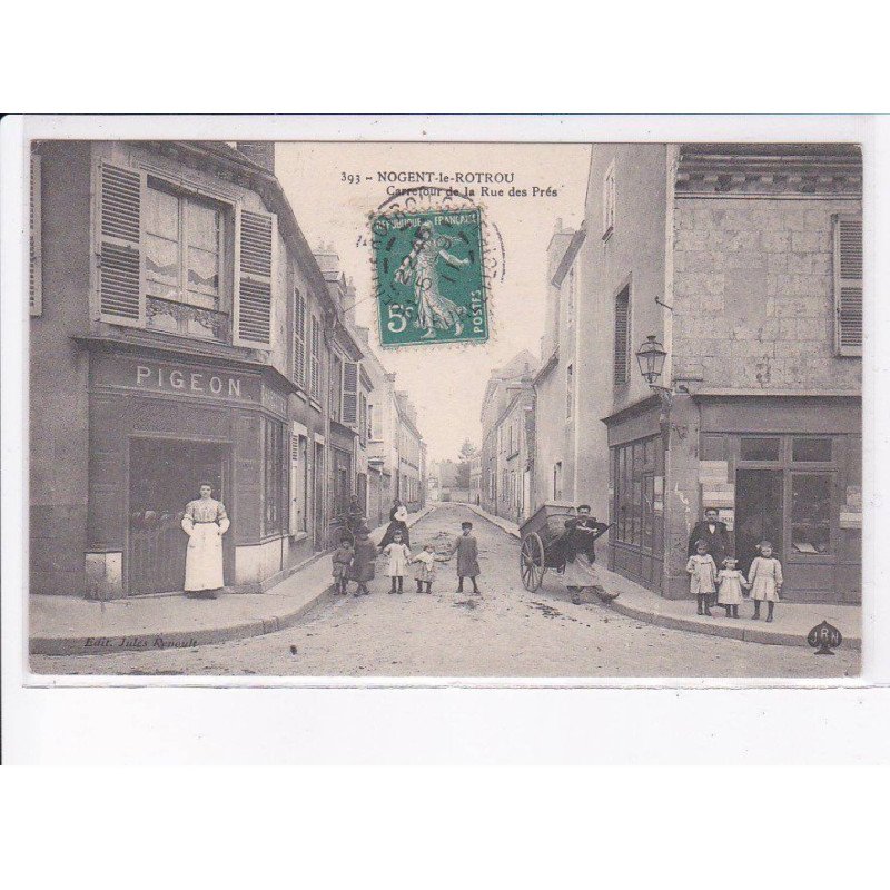 NOGENT-le-ROTROU: carrefour de la rue des prés - très bon état