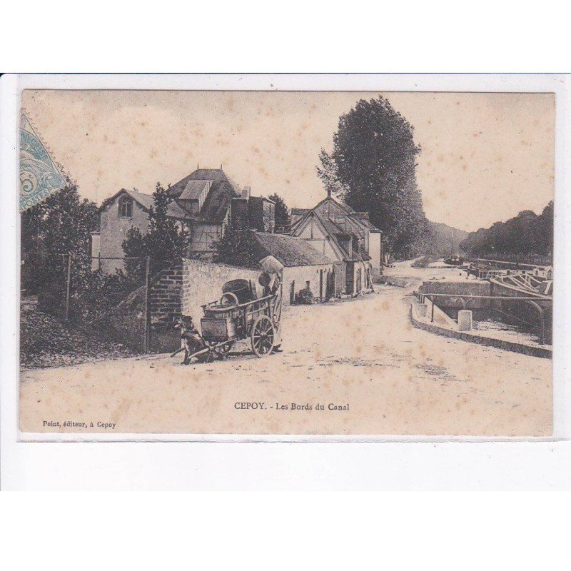 CEPOY: les bords du canal, voiture à chien - état
