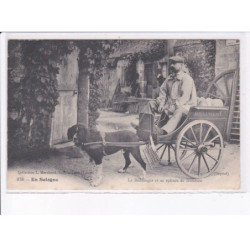 LOIRET: en sologne, le boulanger et sa voiture de livraison, voiture à chien - très bon état