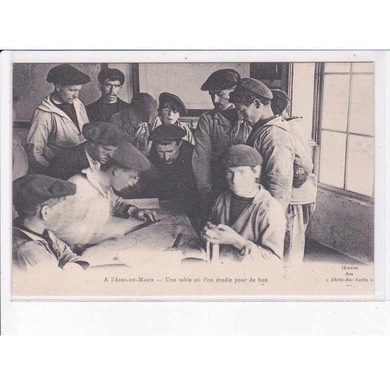 FINISTERE: a l'abri-du-marin, une table où l'on étudie pour de bon - très bon état