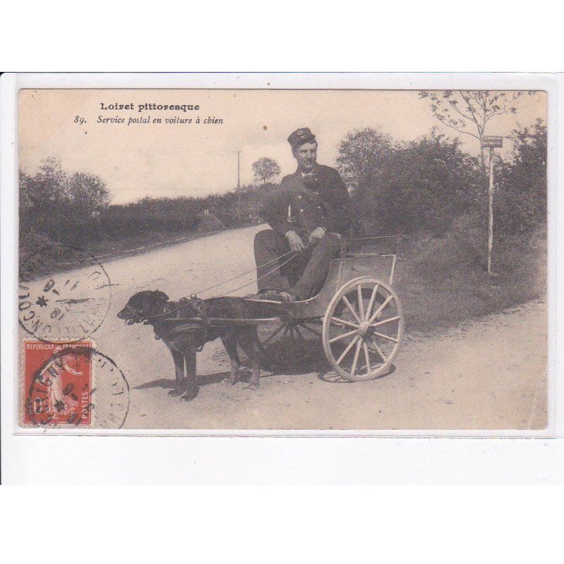 LOIRET: service postal en voitures à chien - très bon état