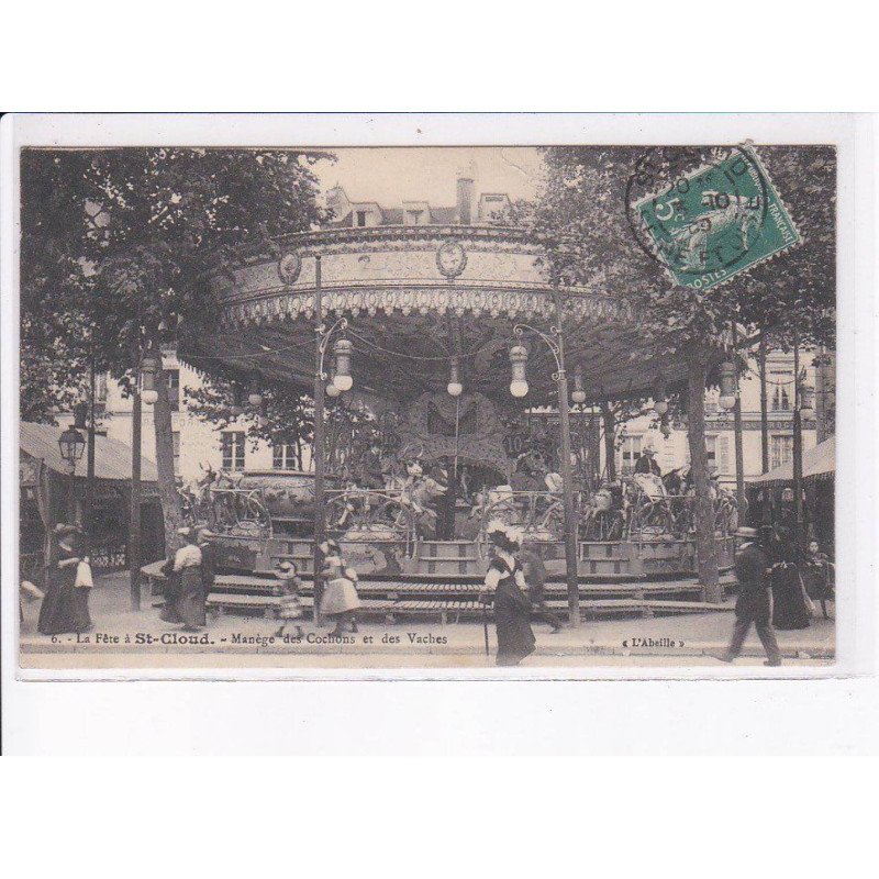 SAINT-CLOUD: manège des cochons et des vaches - état