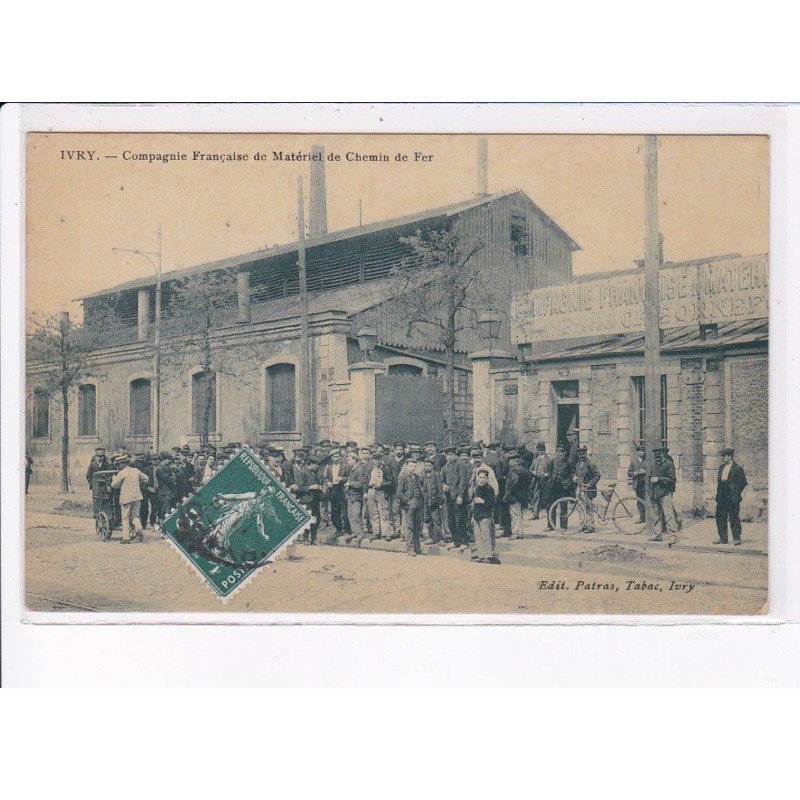 IVRY-sur-SEINE: compagnie française de matériel de chemin de fer - très bon état