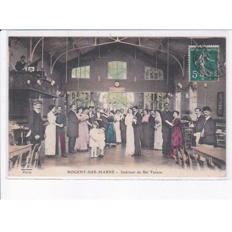 NOGENT-sur-MARNE: intérieur du bal tanton, fleury, rare en coulelur - très bon état