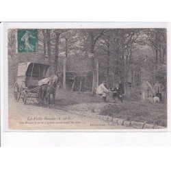 LA FOLIE-BESSIN: les bosquets et le chemin conduisant du bois - état