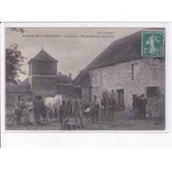 SAINT-MARTIN-en-GATINOIS: intérieiur d'exploitation agricole, ferme - très bon état