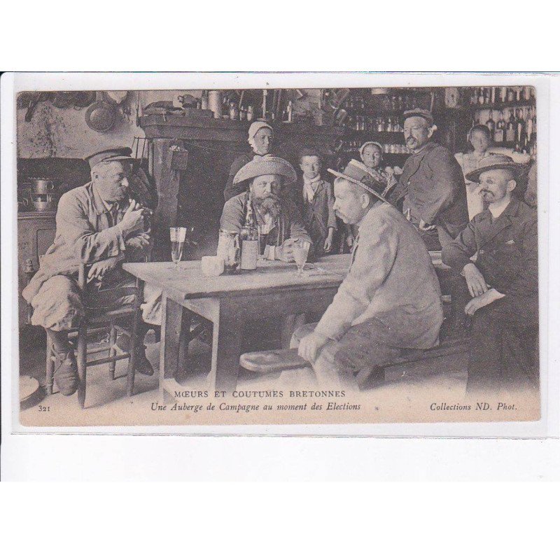 FINISTERE: une auberge de campagne au moment des élections - très bon état