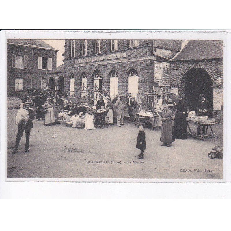 BEAUMESNIL: le marché, justice de paix - très bon état
