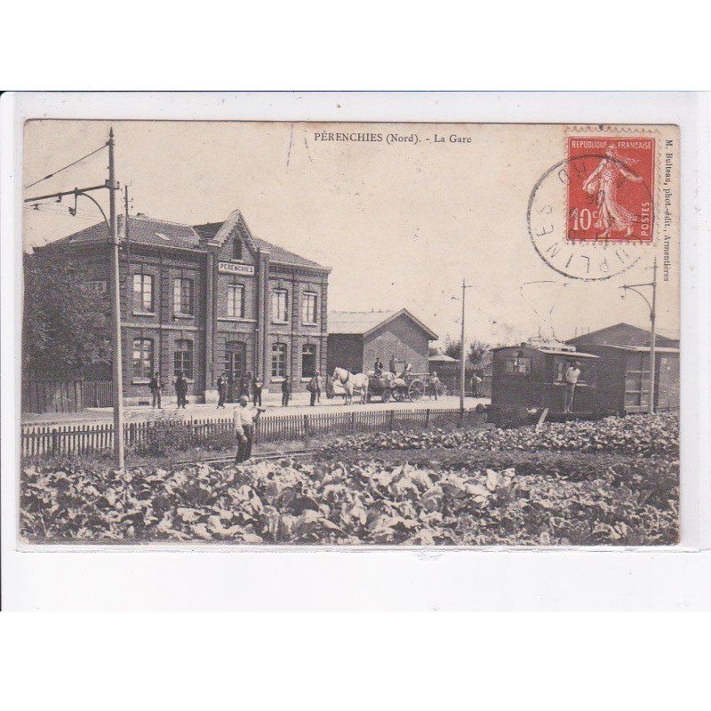 PERENCHIES: la gare - très bon état