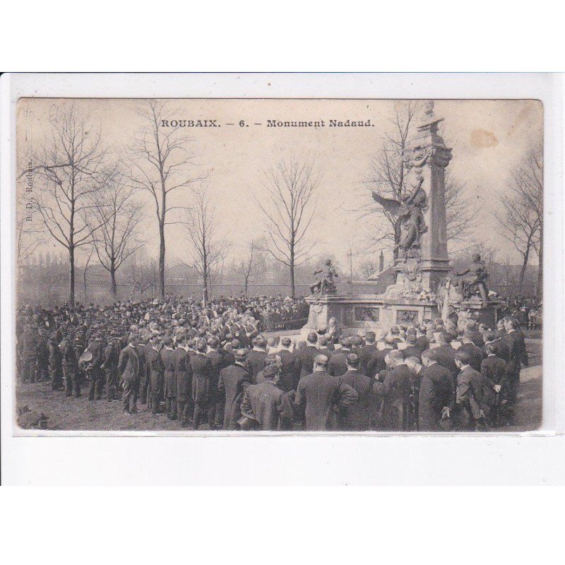 ROUBAIX: monument nadaud - état