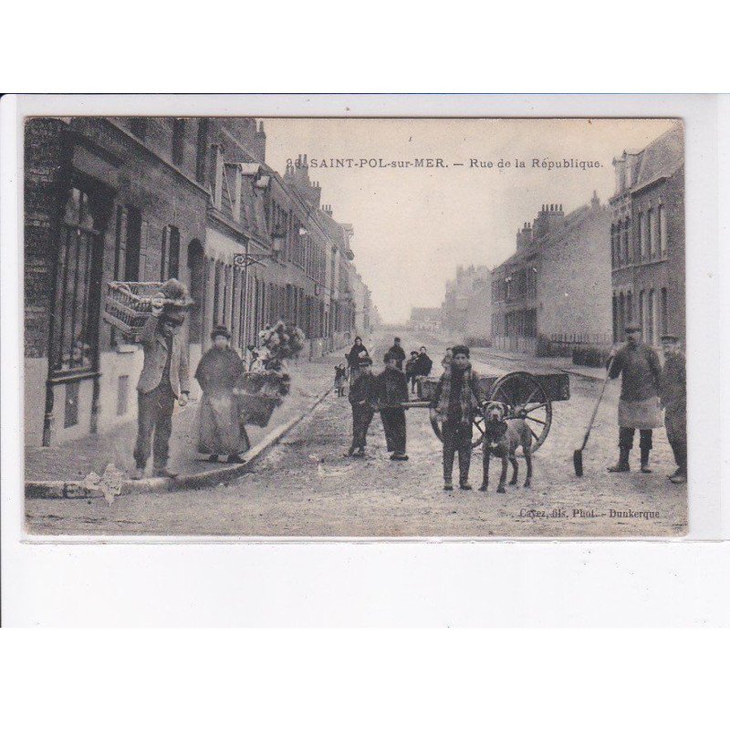 SAINT-POL-sur-MER: rue de la république - très bon état