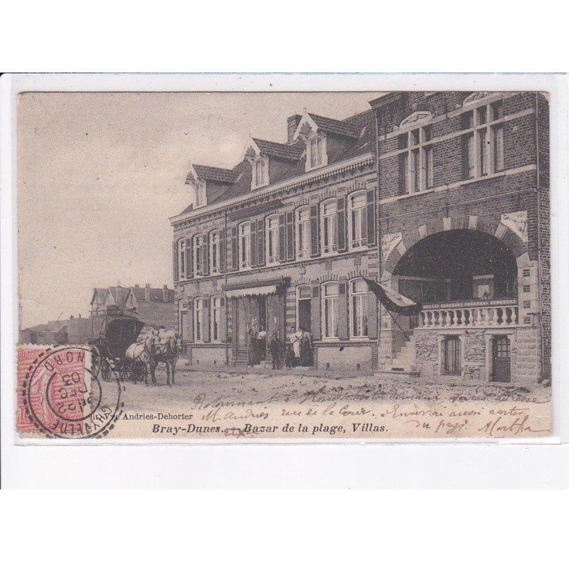 BRAY-DUNES: bazar de la plage, villas - très bon état