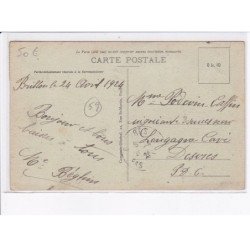 BRILLON: la grand'rue et l'église, automobile - très bon état