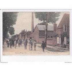 ONS-en-BRAY: usine leclerc duporcq et cie, sortie des ouvriers - tres bon etat