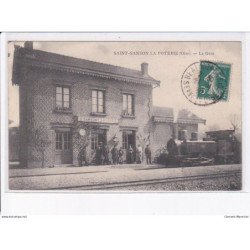SAINT-SANSON LA POTERIE: la gare - tres bon etat