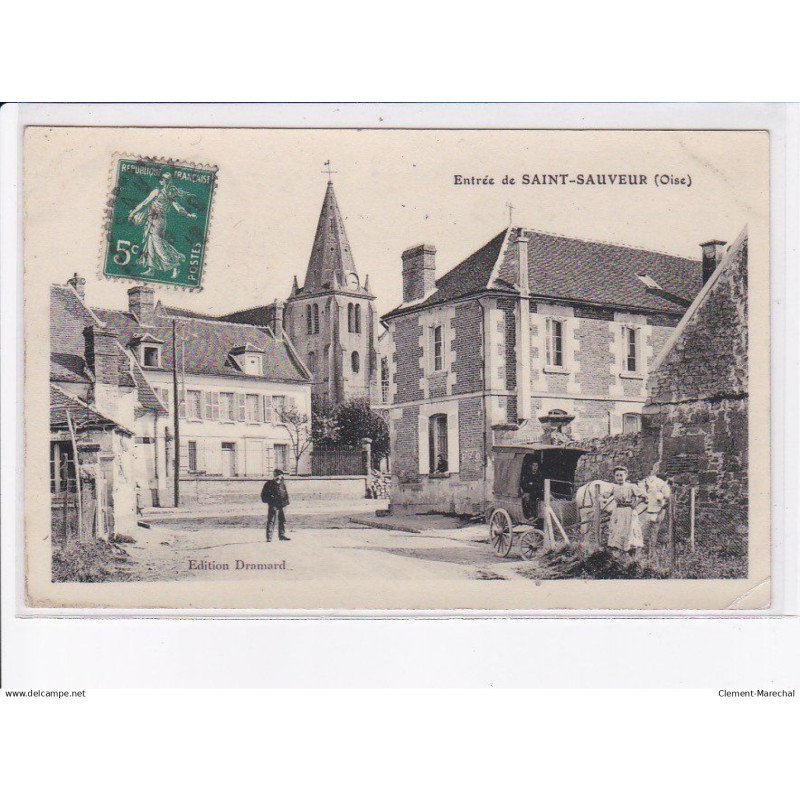 SAINT-SAUVEUR: entrée de saint-sauveur - etat