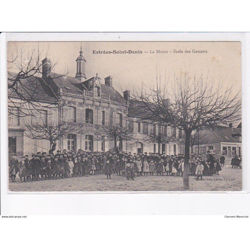 ESTREES-SAINT-DENIS: la mairie, école des garçons - très bon état