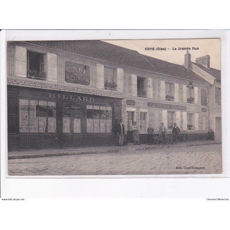 COYE: la grande rue, billard café de la réunion - très bon état