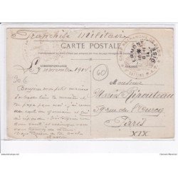 LE PLESSIS-sur-BULLES: personnages, scène de village - très bon état