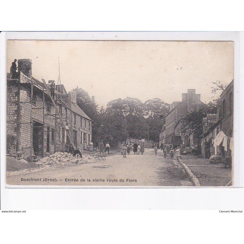 DOMFRONT: entrée de la vieille route de flers - très bon état