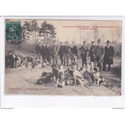VAUTRAIT-de-FALANDRE: grande forêt de gouffern, la meute au repos, chiens - très bon état