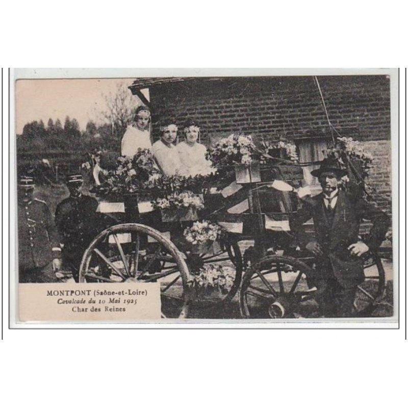 MONTPONT : cavalcade du 10 mai 1925 - très bon état MONTPONT : cavalcade du 10 mai 1925 - très bon état