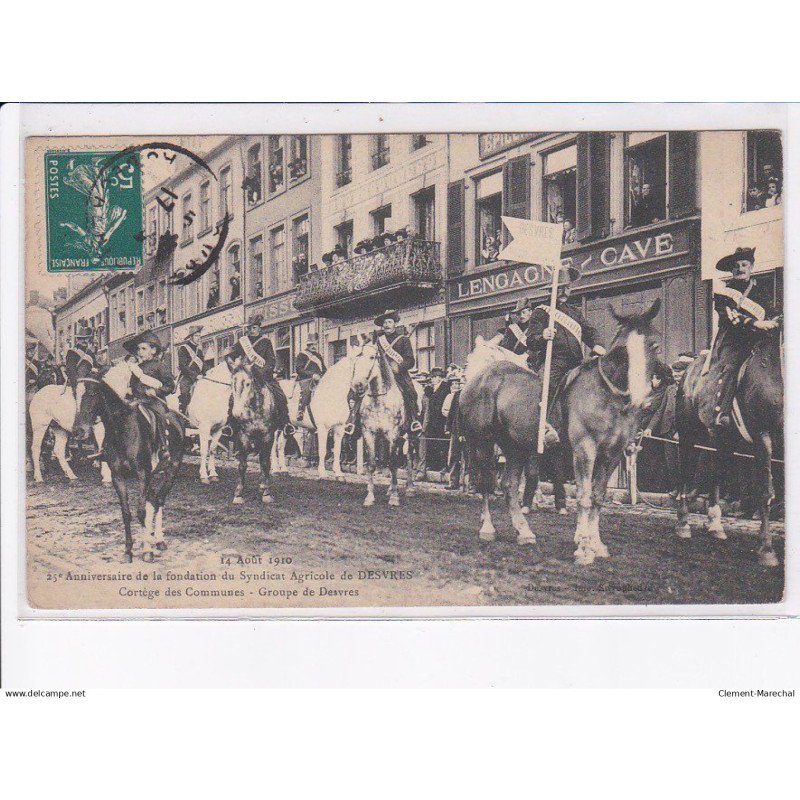 DESVRES: 1910, 25e anniversaire de la fondation du syndicat agricole de desvres - très bon état