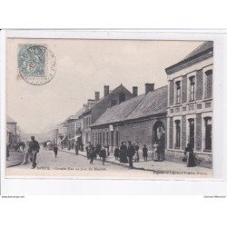 NOEUX: grande rue un jour du marché - très bon état