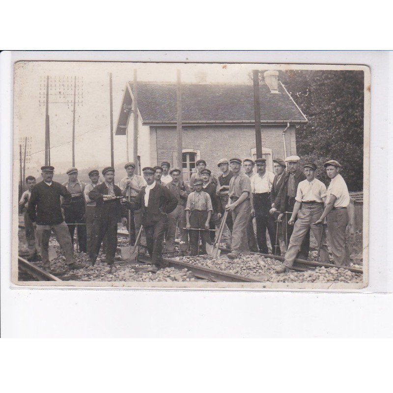 SAINT-GERMAIN-du-PLAIN: travaux, chemin de fer, gare - état