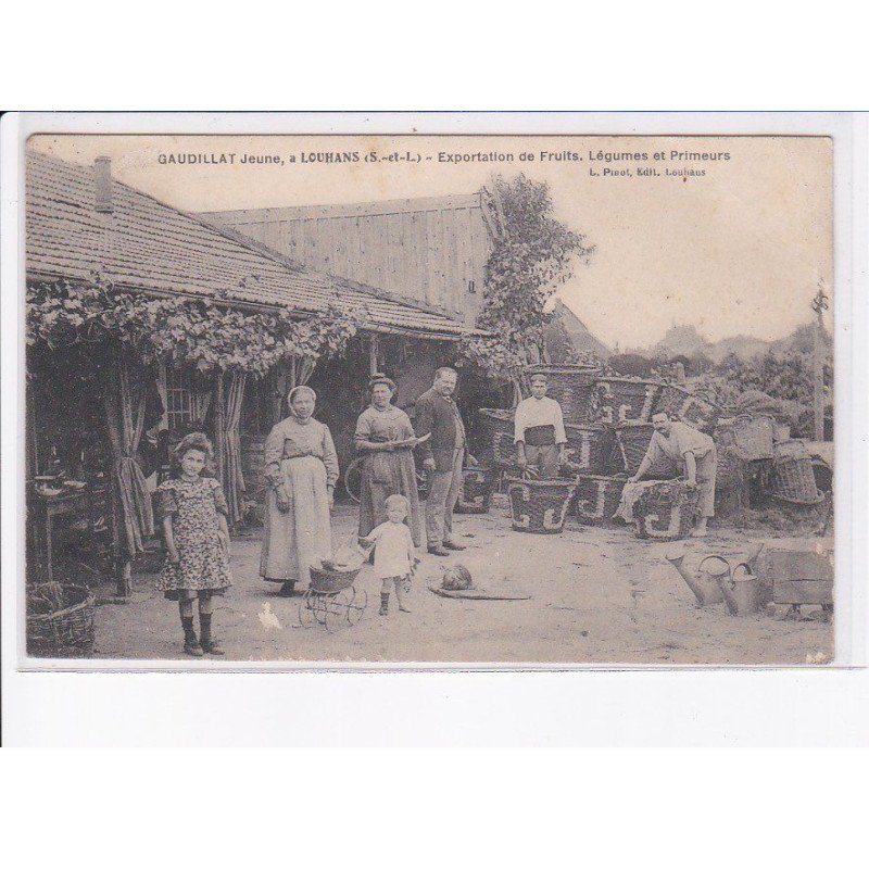 LOUHANS: gaudillat jeune, exportation de fruits, légumes et primeurs - état