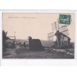 MONT AVRIL: le moulin et la buvette, moulin à vent - très bon état