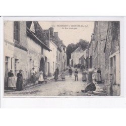 BEAUMONT-le-CHARTRE: la rue principale - très bon état