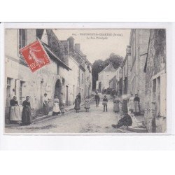 BEAUMONT-le-CHARTRE: la rue principale - très bon état