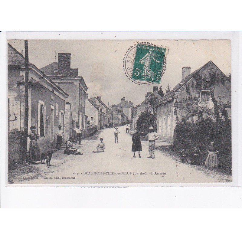 BEAUMONT-PIED-de-BOEUF: l'arrivée - très bon état