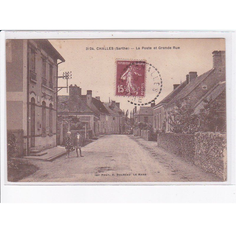 CHALLES: la poste et grande rue - très bon état