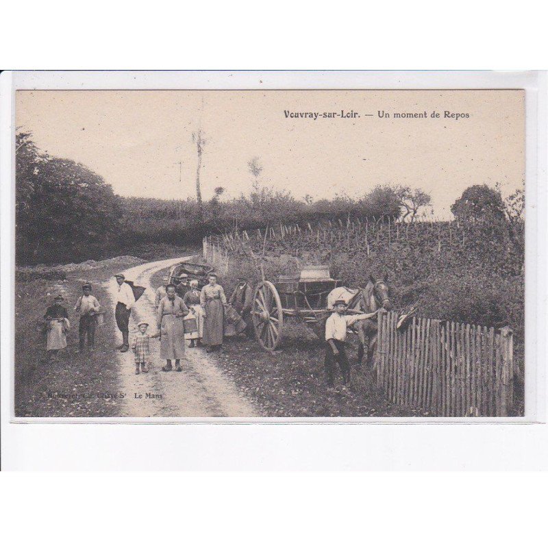 VOUVRAY-sur-LOIR: un moment de repos - très bon état