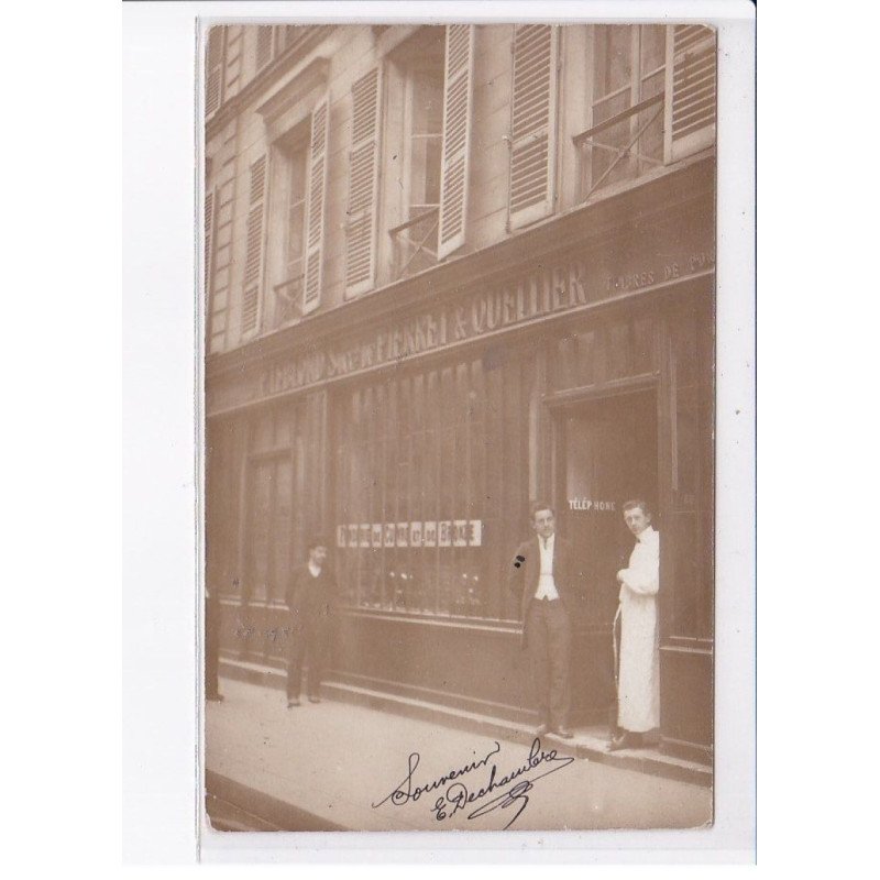 PARIS: leblond, fabrique de quincaillerie, horlogerie - très bon état