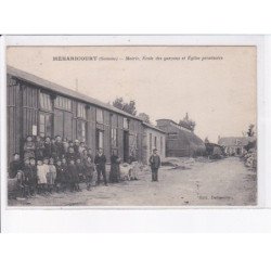 Méharicourt: maison, école des garçons et église provisoire - très bon état