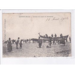 CAYEUX: rentrée du canot de sauvetage - très bon état