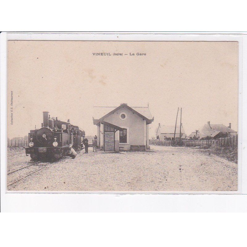 VINEUIL: la gare train - très bon état