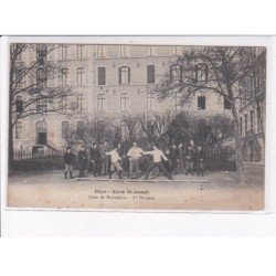 DIJON: école saint-joseph, cour de récréation, 1er division, escrime - très bon état