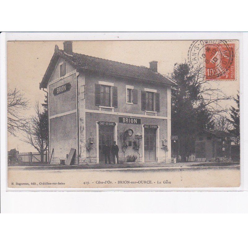 BRION-sur-OURCE: la gare - très bon état