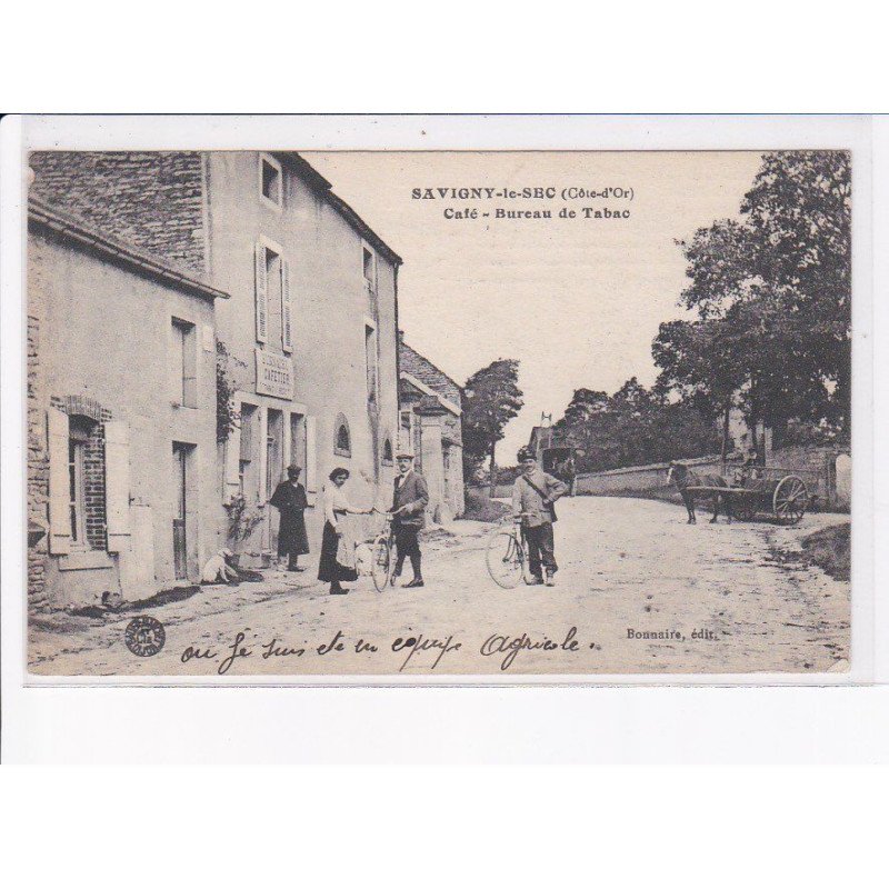 SAVIGNY-le-SEC: café, bureau de tabac - très bon état