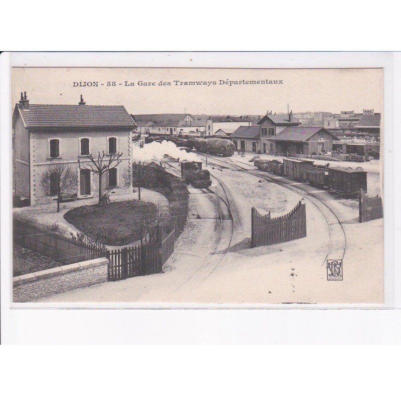 DIJON: la gare des tramways départementaux - très bon état