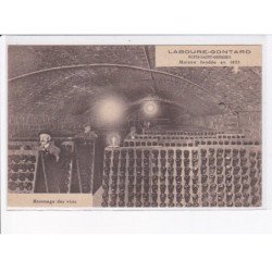 NUITS-SAINT-GEORGES: labouré-gontard, maison fondée en 1823, remuage des vins - très bon état