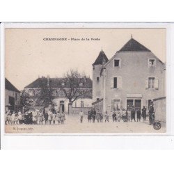 CHAMPAGNE: place de la poste - très bon état